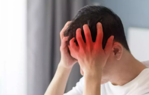 Man suffering from Headache